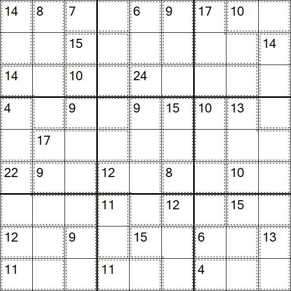 Killer Sudoku - Easy