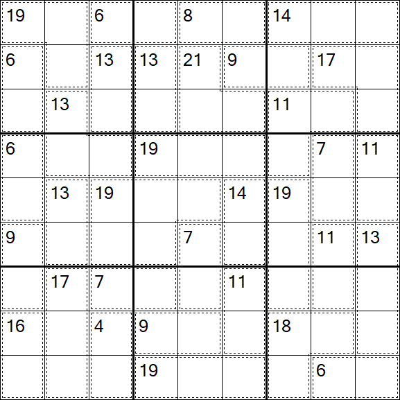 Killer Sudoku - Einfach