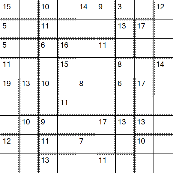 Killer Sudoku - Einfach
