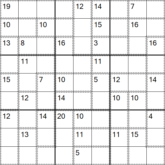 Killer Sudoku - Einfach