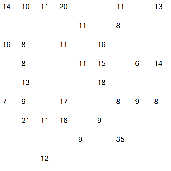 Killer Sudoku - Einfach
