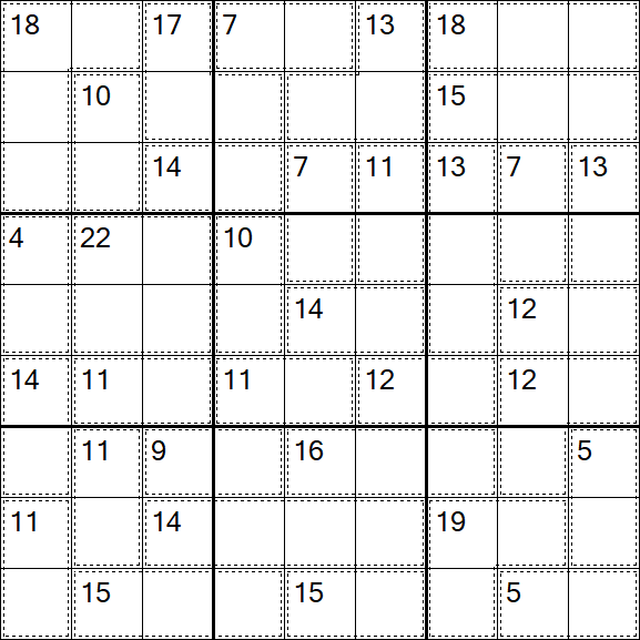 Killer Sudoku - Einfach