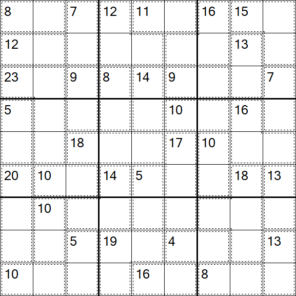Killer Sudoku - Einfach