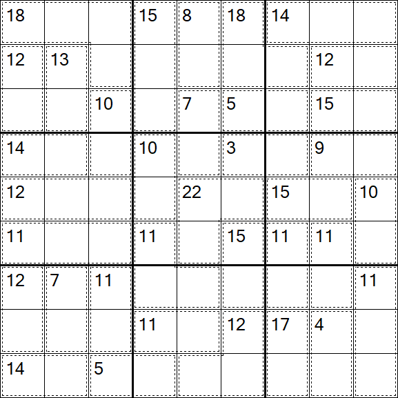 Killer Sudoku - Einfach