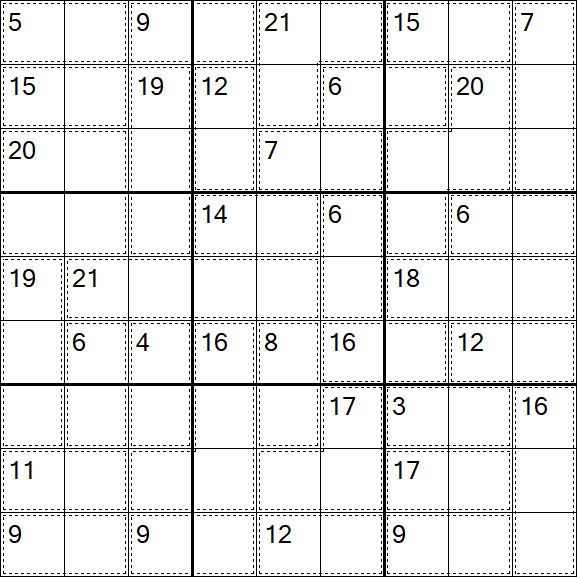 Killer Sudoku - Einfach