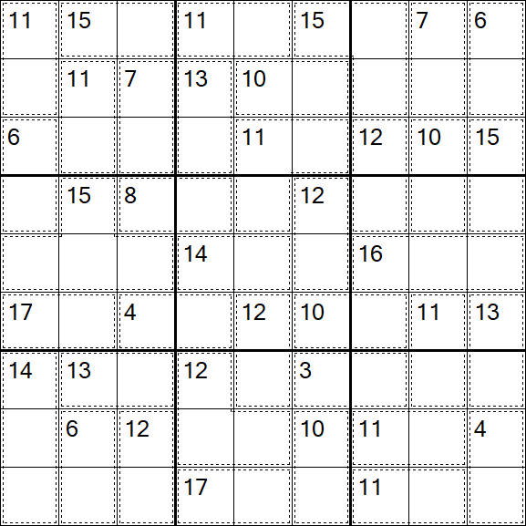Killer Sudoku - Einfach
