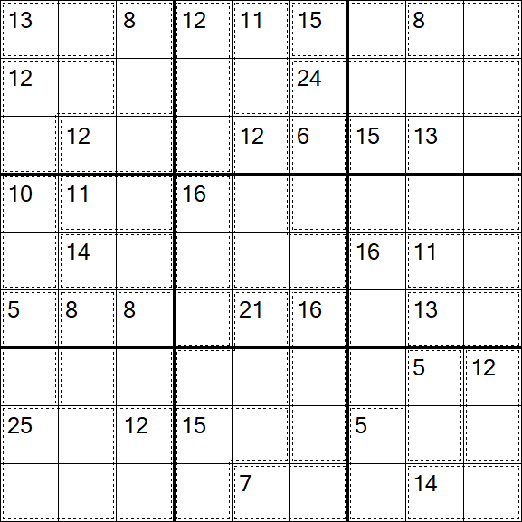 Killer Sudoku - Einfach