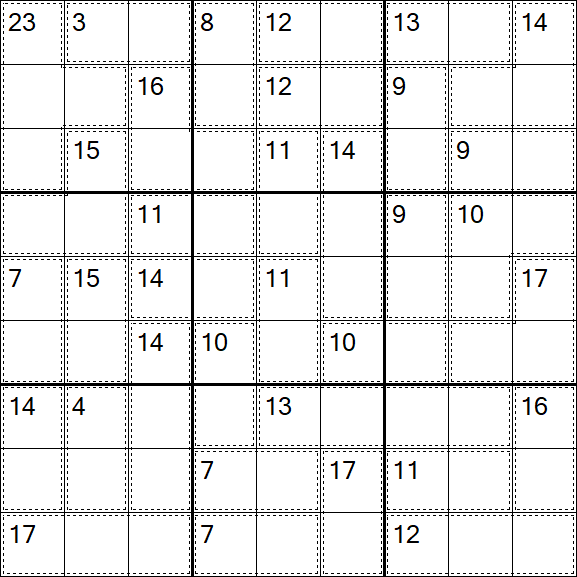 Killer Sudoku - Einfach