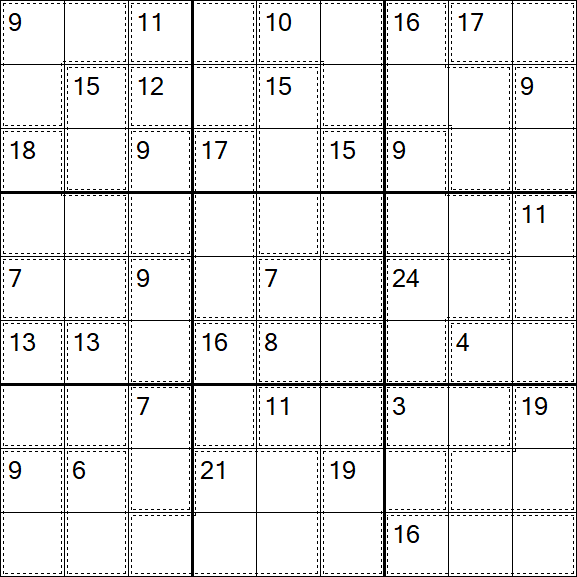 Killer Sudoku - Einfach