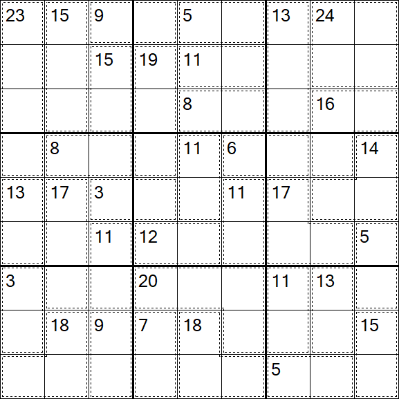 Killer Sudoku - Einfach