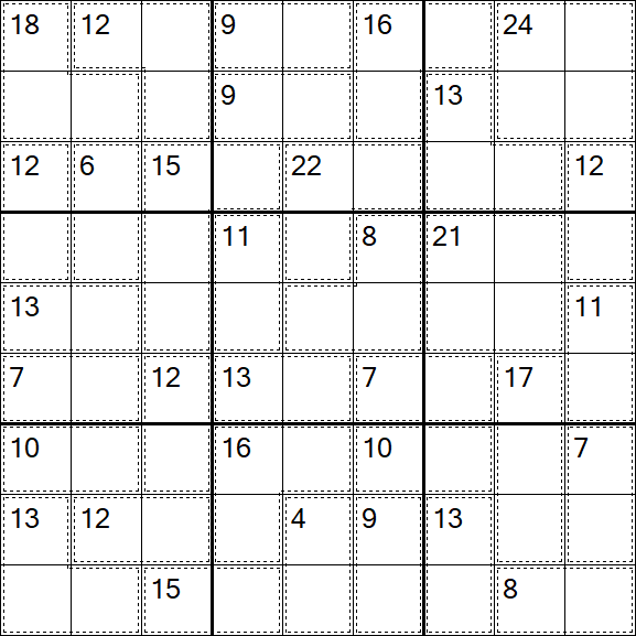 Killer Sudoku - Einfach