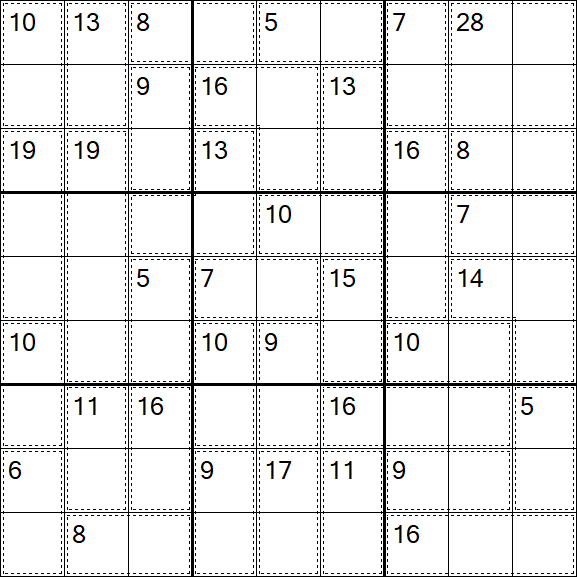 Killer Sudoku - Simple