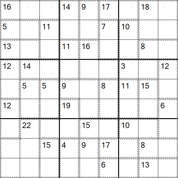 Killer Sudoku - Simple