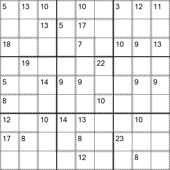 Killer Sudoku - Simple