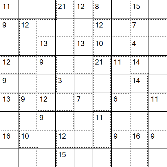Killer Sudoku - Simple