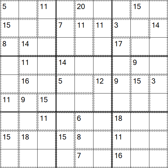 Killer Sudoku - Simple