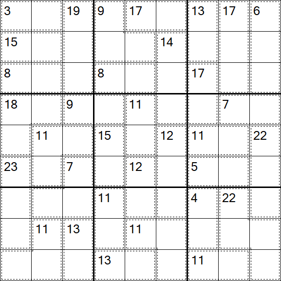 Killer Sudoku - Simple