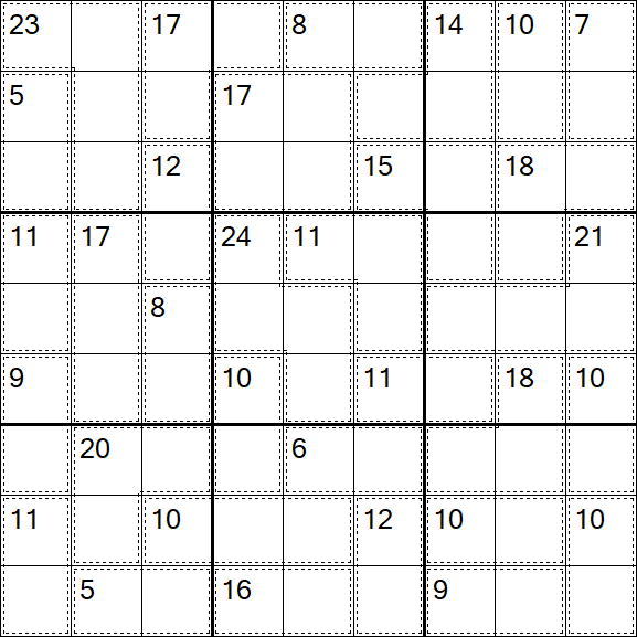 Killer Sudoku - Simple