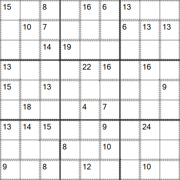 Killer Sudoku - Simple
