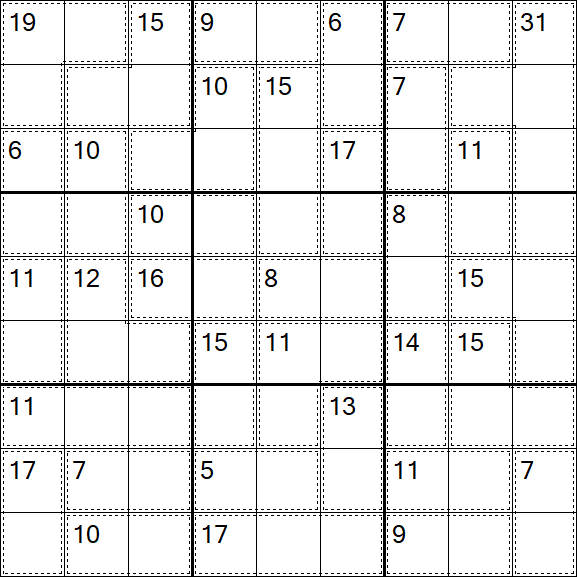 Killer Sudoku - Simple