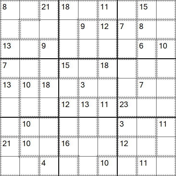 Killer Sudoku - Simple