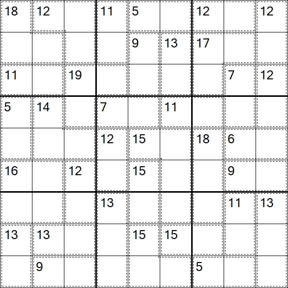 Killer Sudoku - Simple