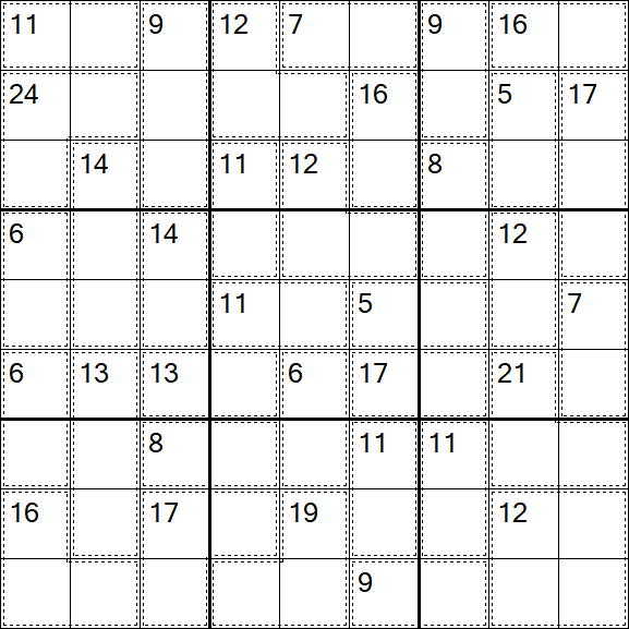 Killer Sudoku - Simple