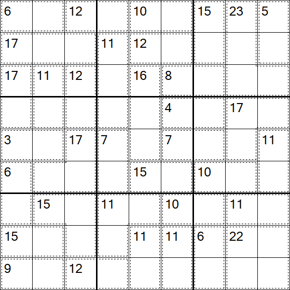 Killer Sudoku - Simple
