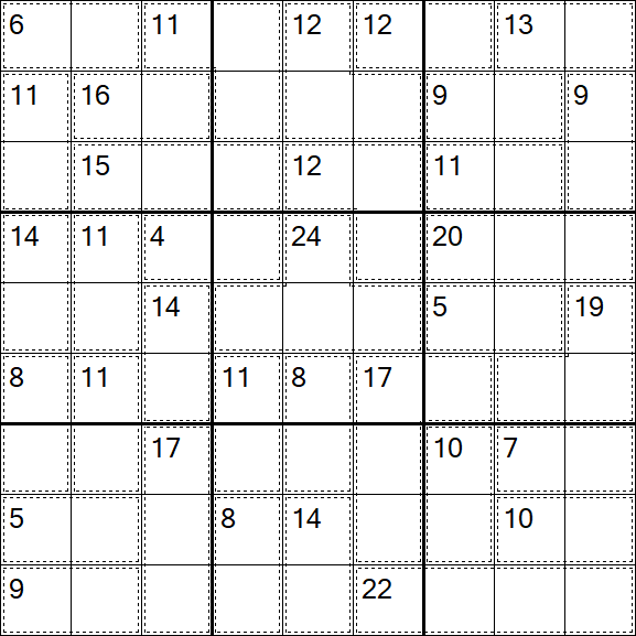 Killer Sudoku - Simple