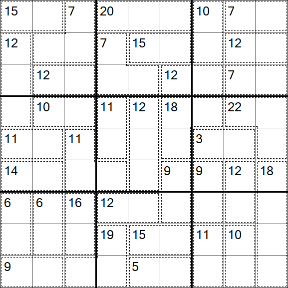 Killer Sudoku - Simple