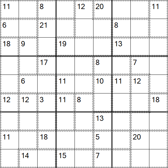 Killer Sudoku - Simple