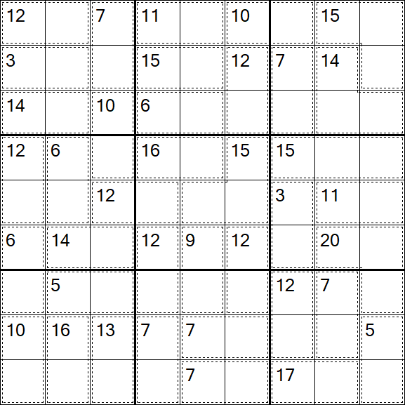 Killer Sudoku - Simple