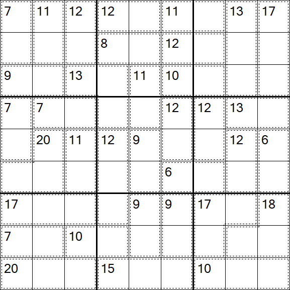 Killer Sudoku - Simple