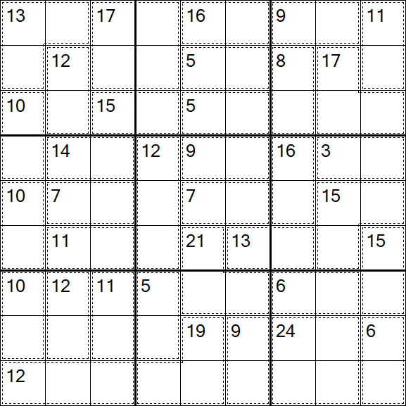 Killer Sudoku - Simple