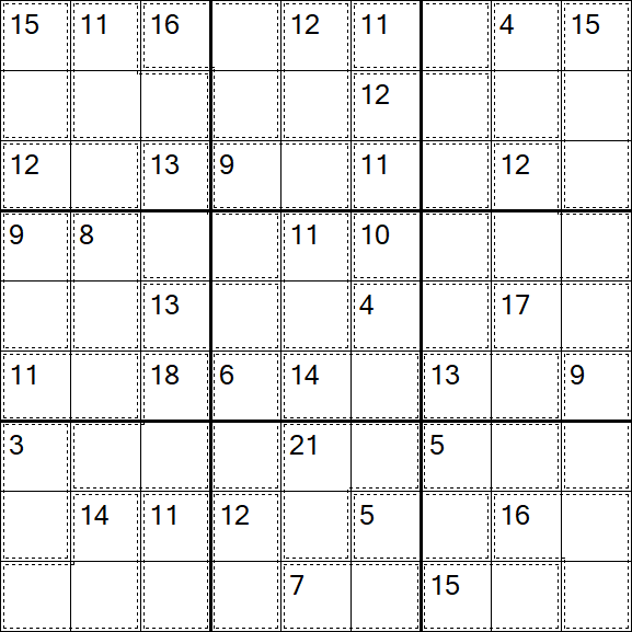Killer Sudoku - Simple