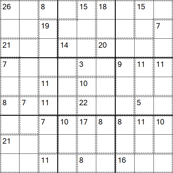 Killer Sudoku - Einfach