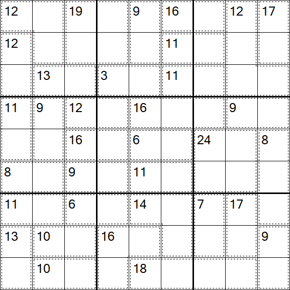 Killer Sudoku - Einfach