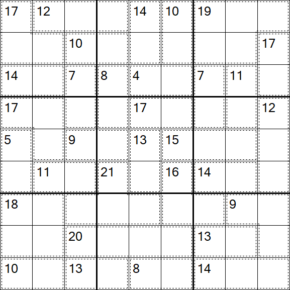 Killer Sudoku - Einfach