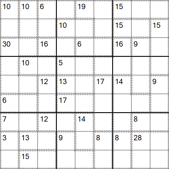 Killer Sudoku - Einfach