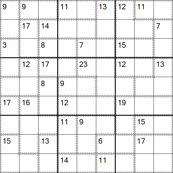 Killer Sudoku - Einfach
