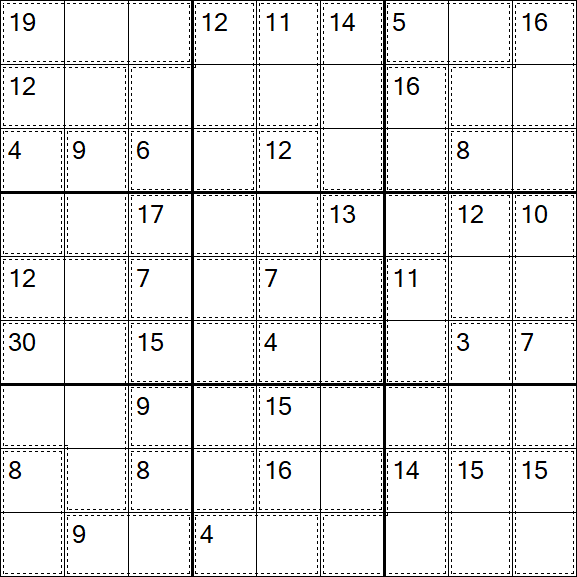 Killer Sudoku - Einfach