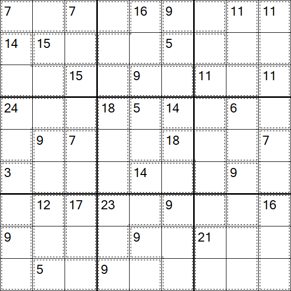 Killer Sudoku - Einfach