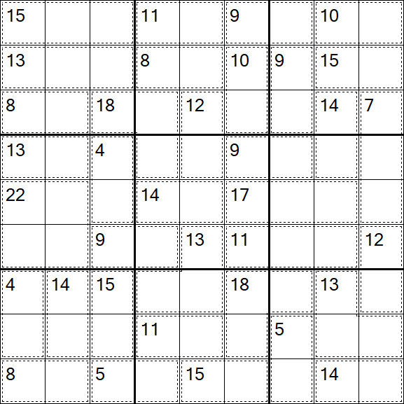 Killer Sudoku - Einfach