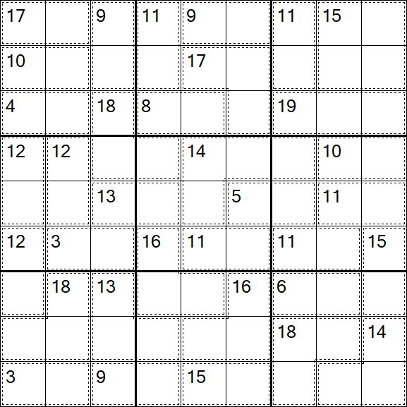 Killer Sudoku - Einfach