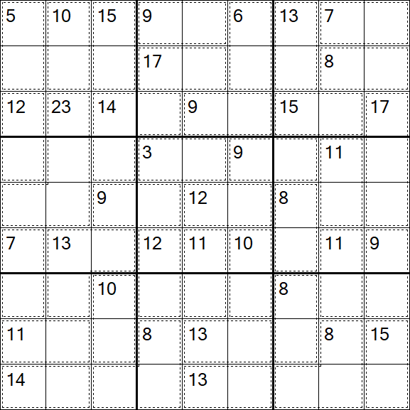Killer Sudoku - Einfach
