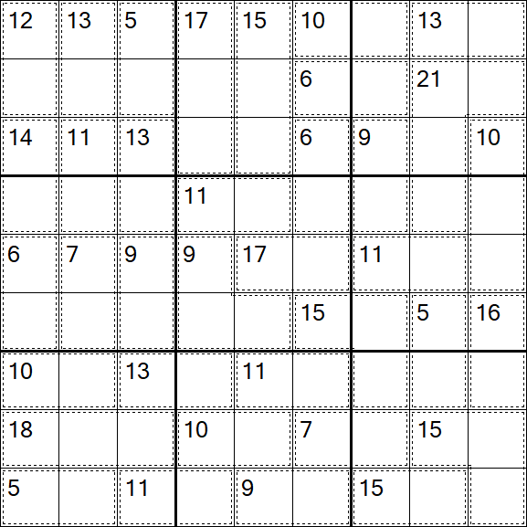 Killer Sudoku - Easy