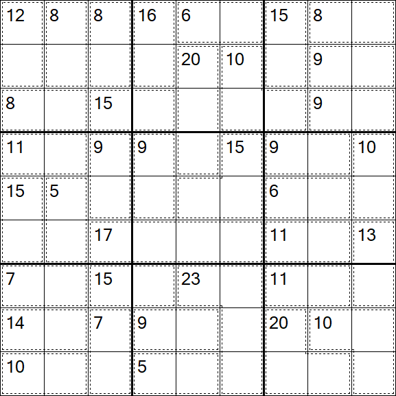 Killer Sudoku - Easy