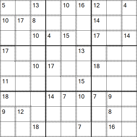 Killer Sudoku - Easy