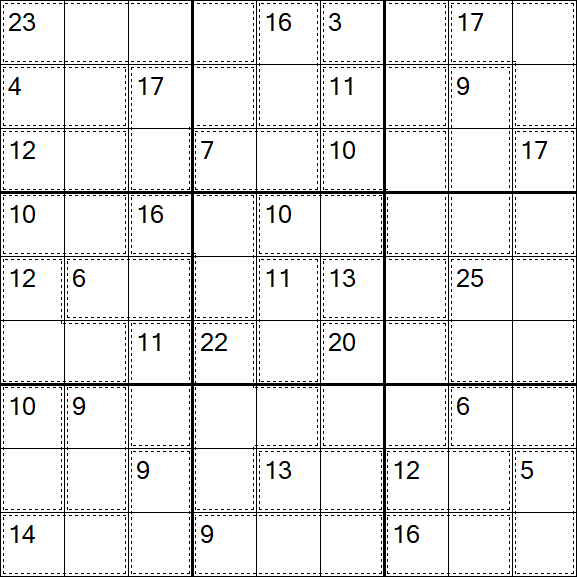 Killer Sudoku - Easy