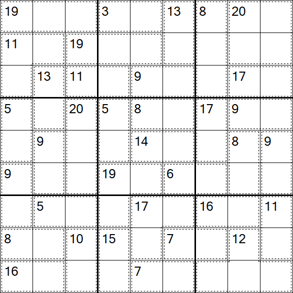 Killer Sudoku - Easy